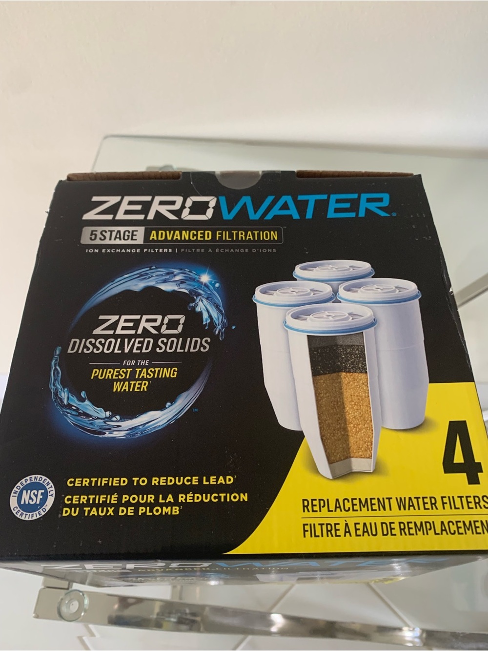 4-Pack White Replacement Water Filters - 5-Stage Advanced Filtration - Picture 2 of 6